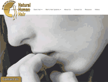 Tablet Screenshot of natural-human-hair.com